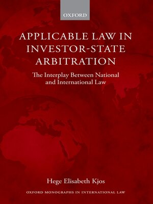cover image of Applicable Law in Investor-State Arbitration